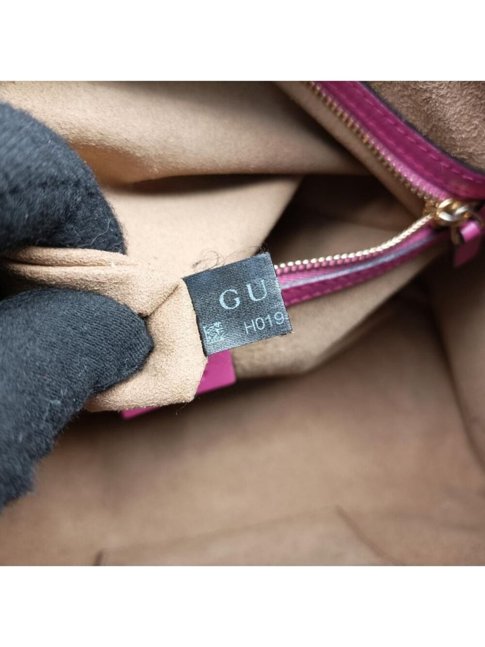 Gucci GG Supreme Beige Red Pink Canvas Travel - Picture 12 of 15